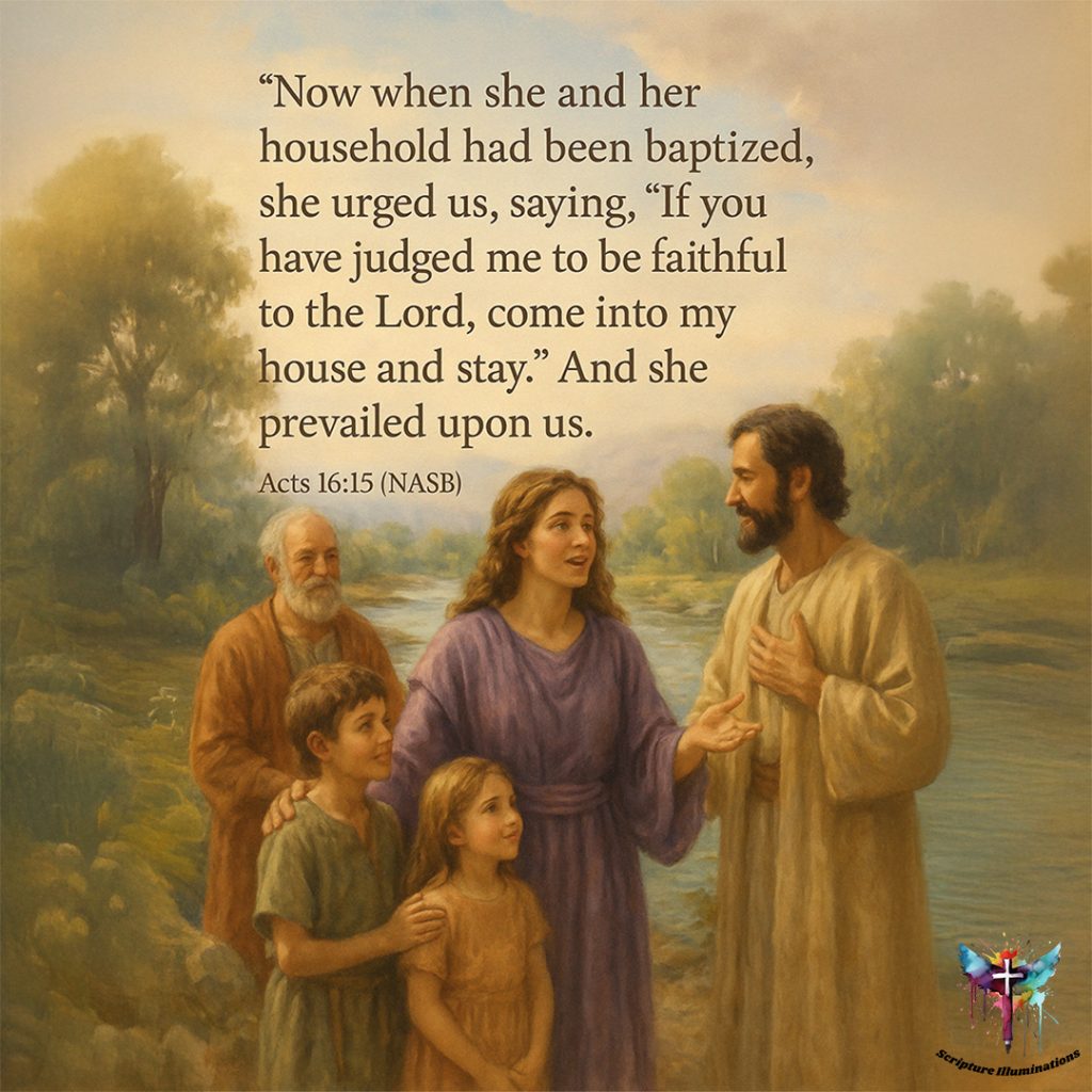 Acts 16:13–15